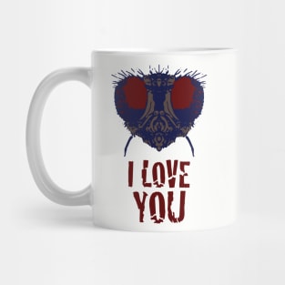 Fly Face says I Love You Mug